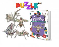 3D Puzzel kleurboek set - Insecten +8j