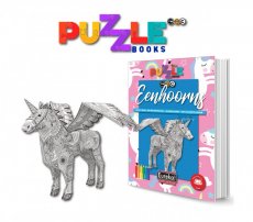 3D Puzzel kleurboek set - Eenhoorns +6j