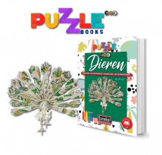 3D Puzzel kleurboek set - Dieren +8j