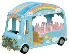 Regenboog baby bus