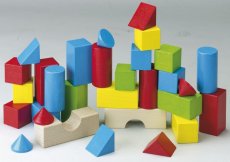 Bouw blokken - Gekleurde blokken (30 blokken)