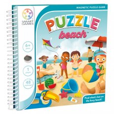 Magnetic Travel Game Puzzle Beach (48 opdrachten) +6j